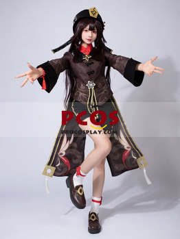 Picture of Ready to Ship Game Genshin Impact  Hu Tao Cosplay Costume Jacquard Version C02934-AAA